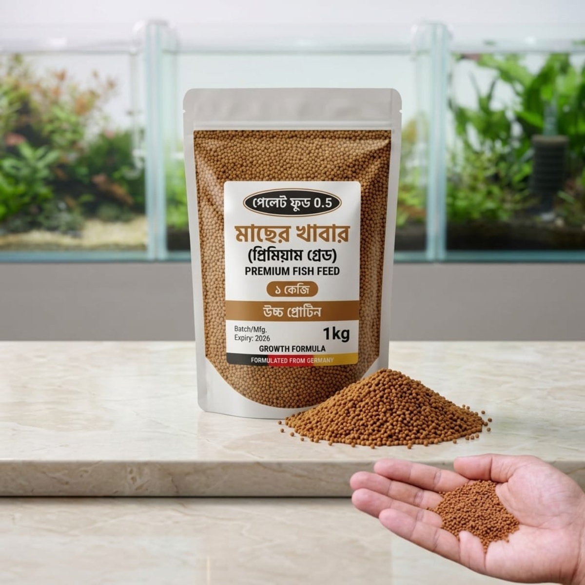 Pellet 0.5 Fish Special Food 100g Repack – Aquarium & Guppy Fish Food